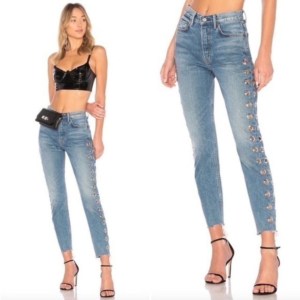 GRLFRND Karolina High Rise Skinny Jean - Femme Fatale |